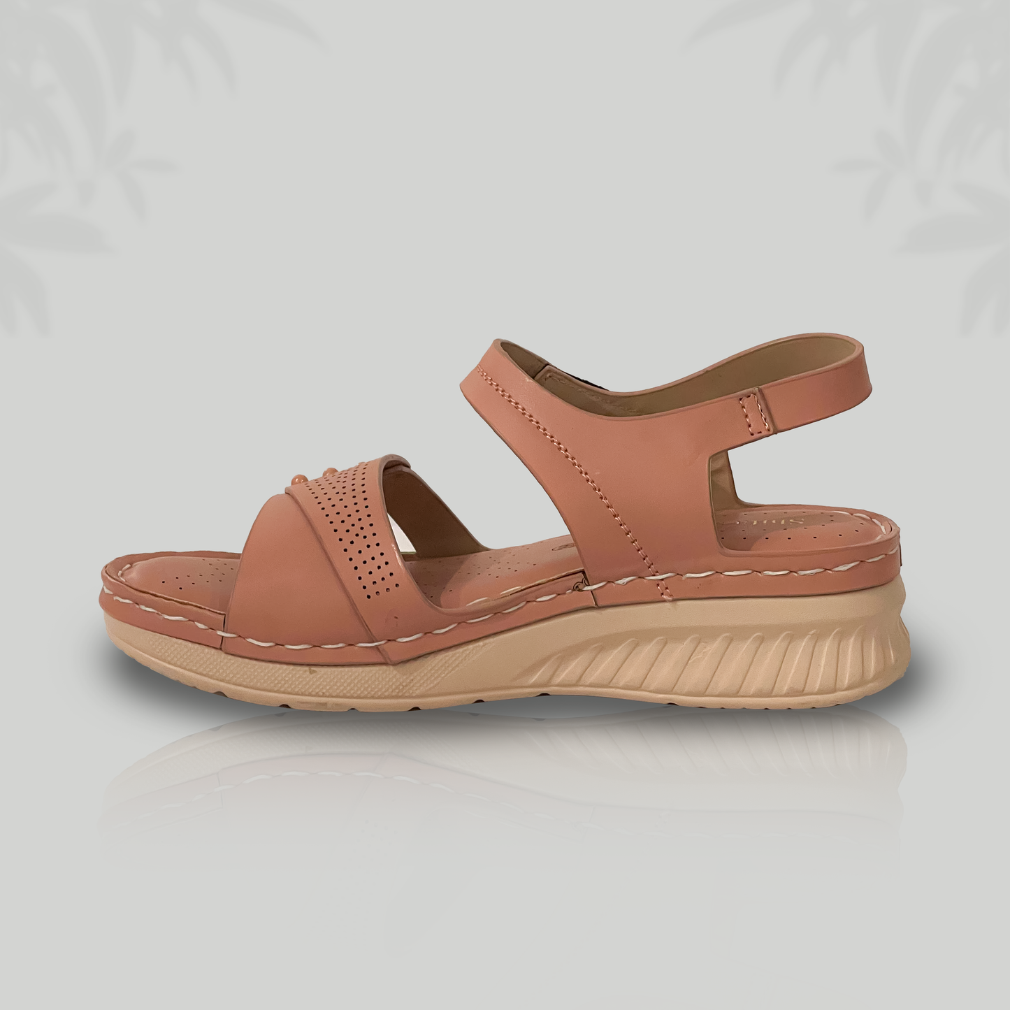 Blush Pink Wedge Sandals for Women | Comfortable Everyday Footwear
