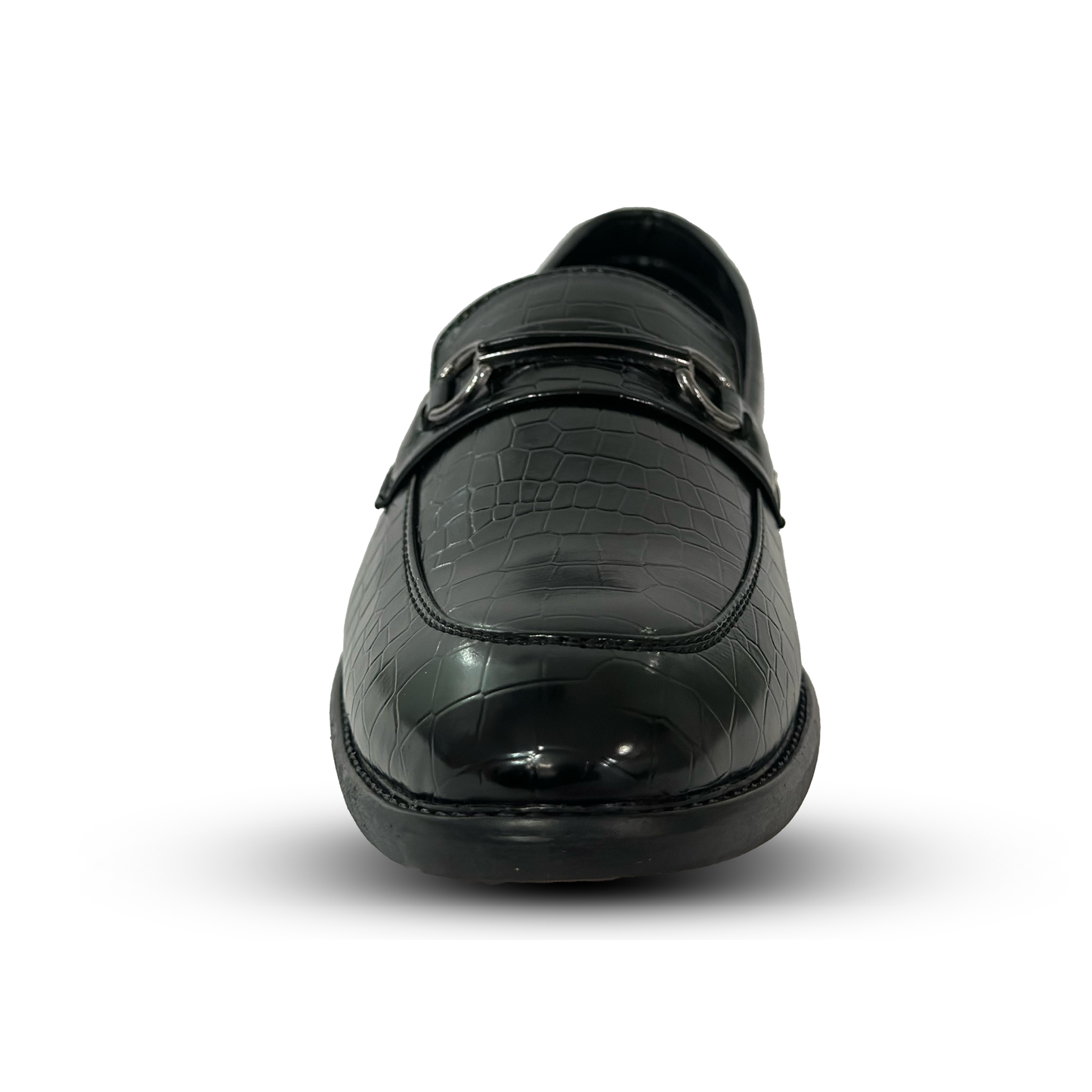 Luxury in Every Step β Italian Croc-Textured Loafers