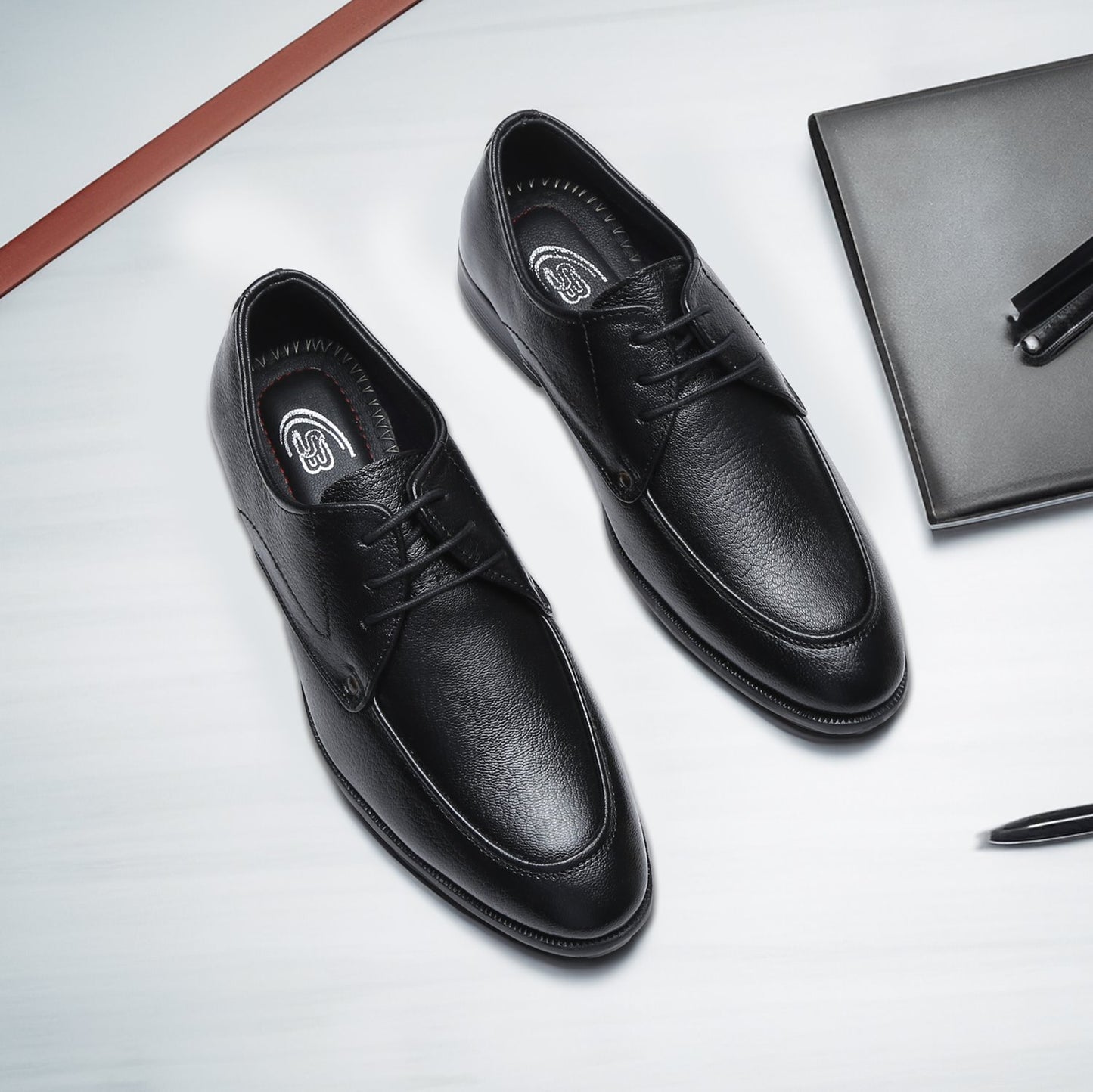 Sudbury FormalPro – Men’s Black Leather Lace-Up Formal Shoes