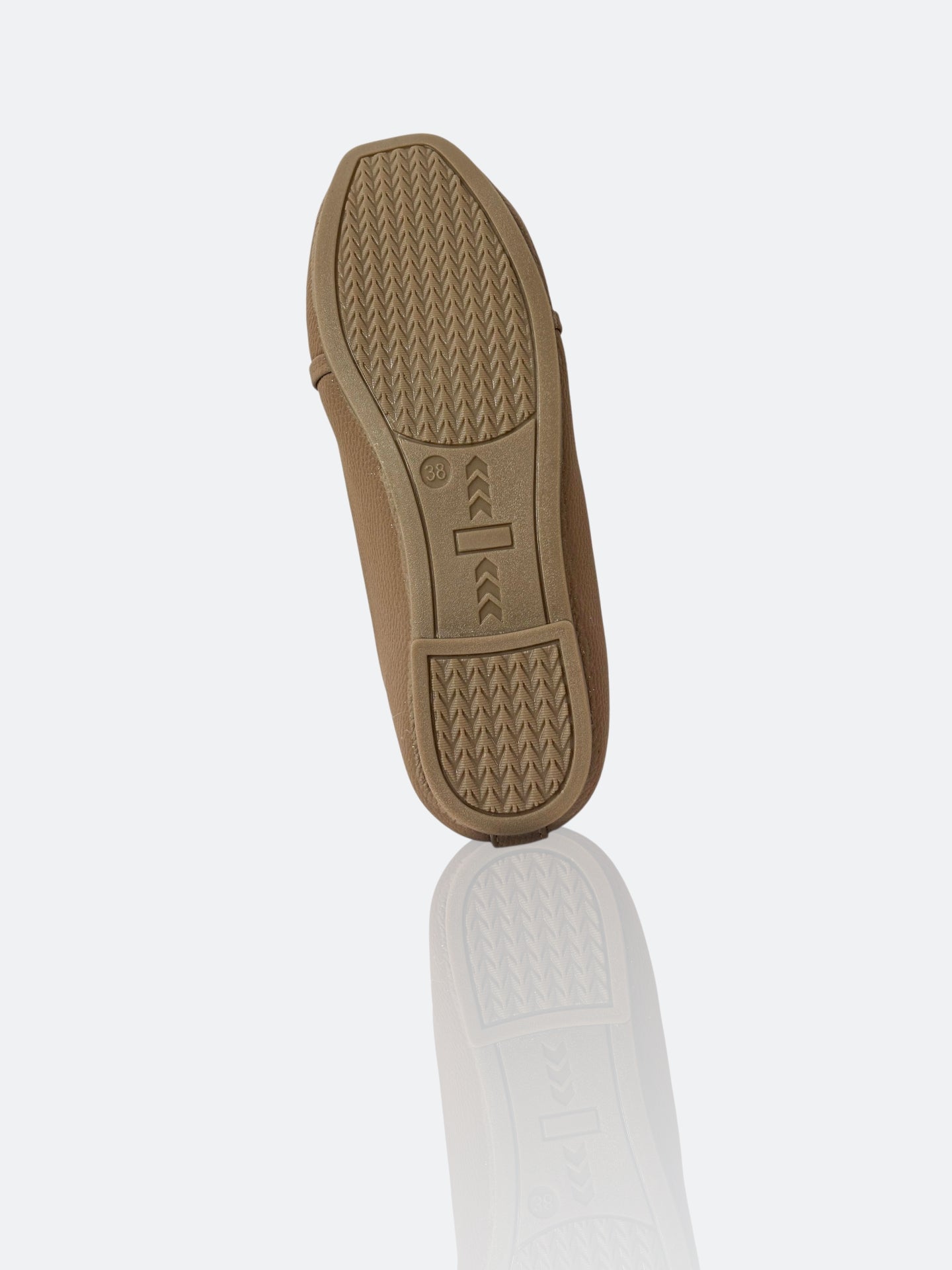 Chic Tan β Black Buckle Soft Loafers for Women