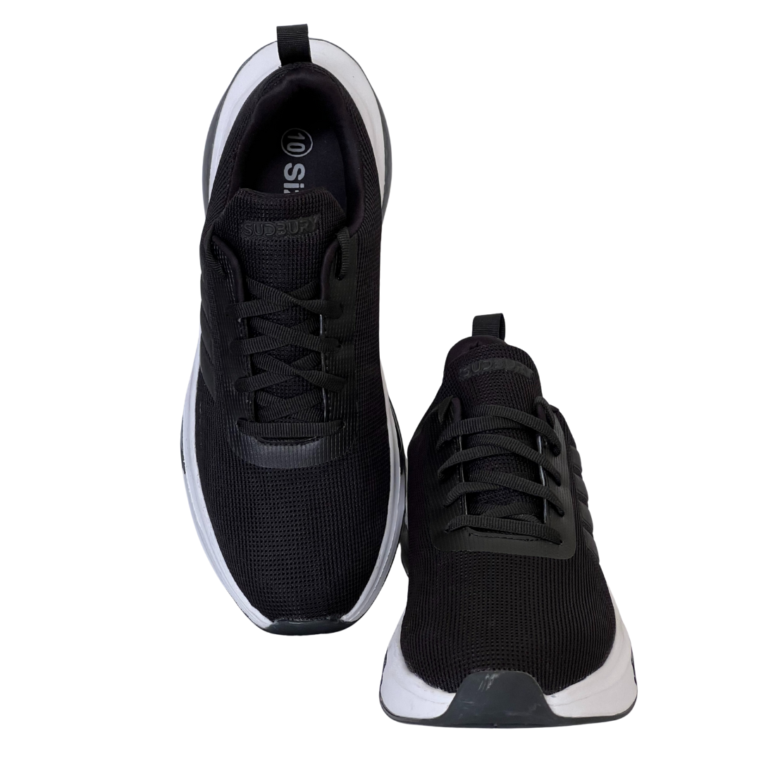 ZestRun-Black | Premium Lightweight Running Shoes for Men