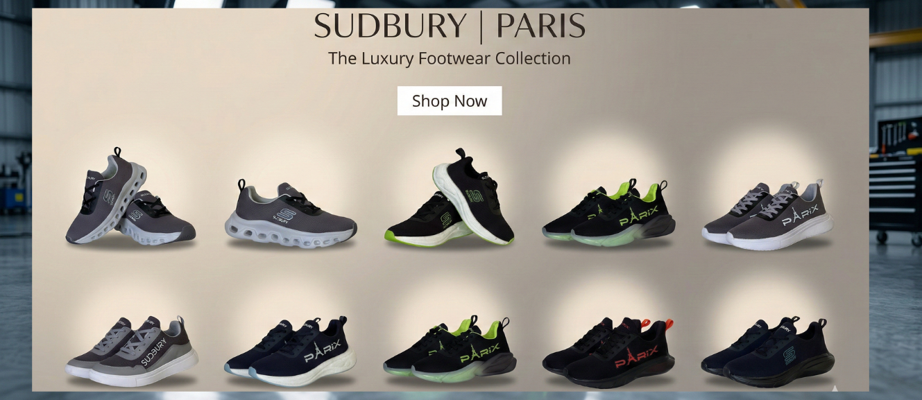Sudbury Shoes for Men – Stylish, Comfortable & Affordable Sports Shoes in India