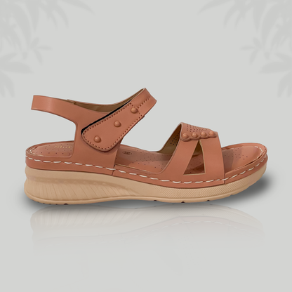 Blush Pink Wedge Sandals for Women | Comfortable Everyday Footwear