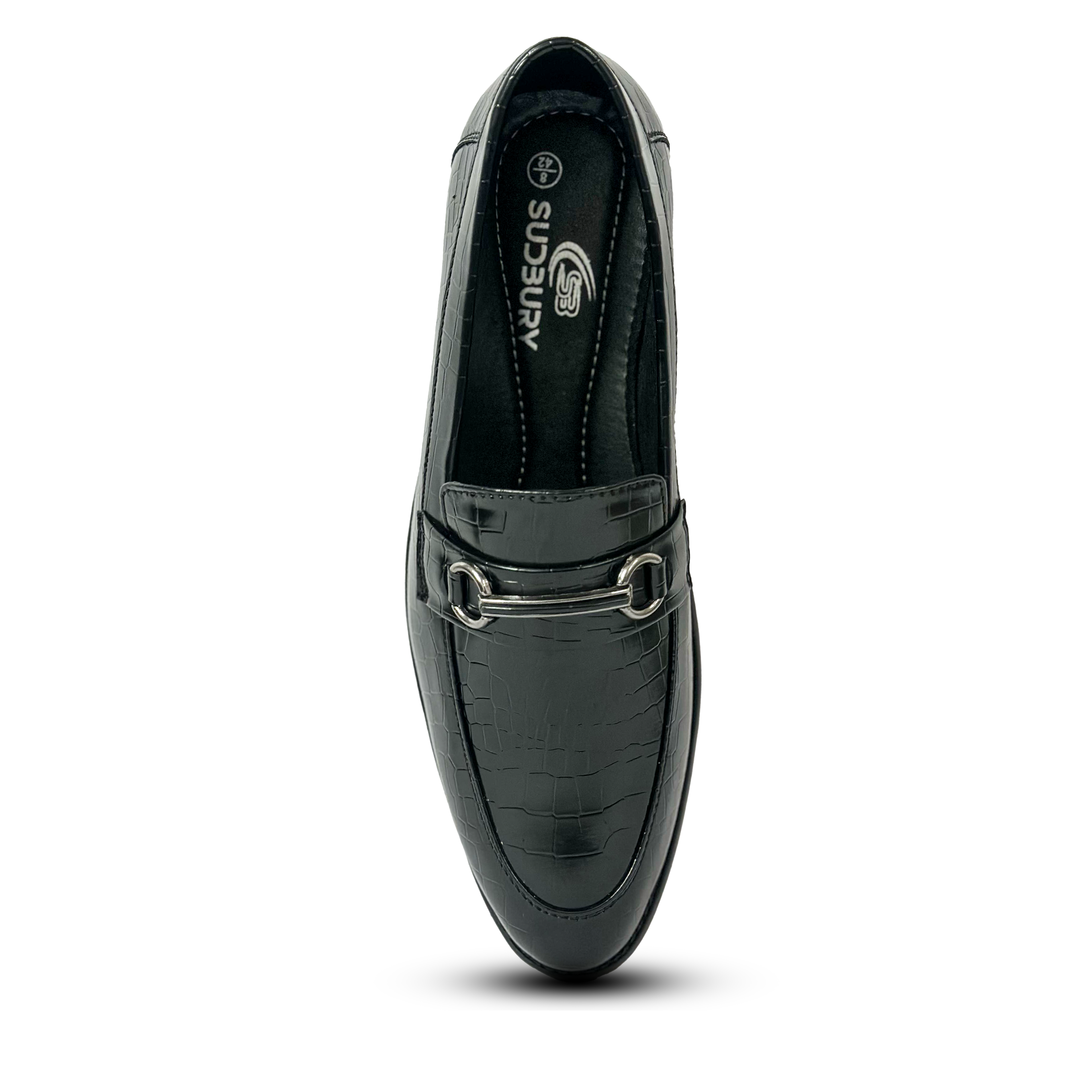 Luxury in Every Step – Italian Croc-Textured Loafers
