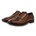Men’s Cognac Leather Oxford Dress Shoes – Formal Lace-Up by Sudbury