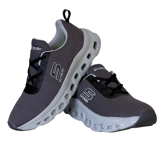 SUDBURY AirHex Steel Grey Men’s Sneakers – Side View