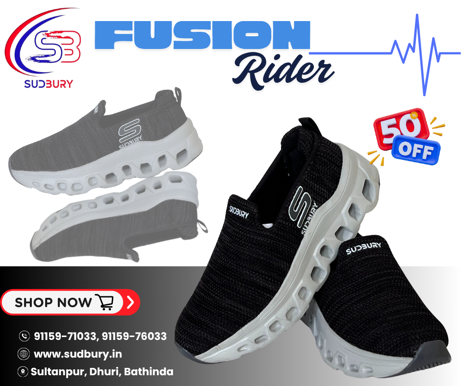 FusionRider – Comfort Meets Confidence (Slip-On Sneakers)