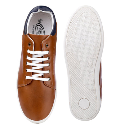 Sudbury LuxeStride – Premium Lace-Up Sneakers for Men | Stylish & Cushioned