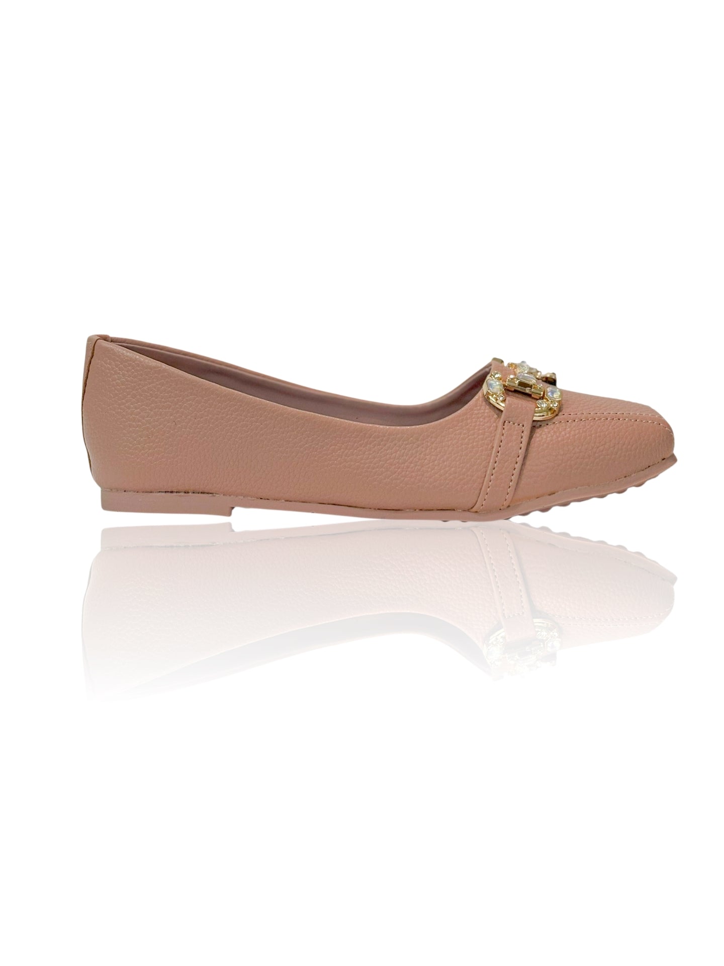 Luxe Crystal Buckle Ballet Flats – Multiple Elegant Colors