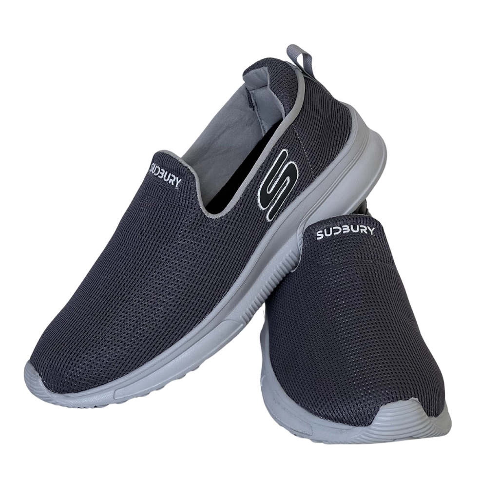 StreetWalk–Grey | Lightweight Slip-On Shoes for Men
