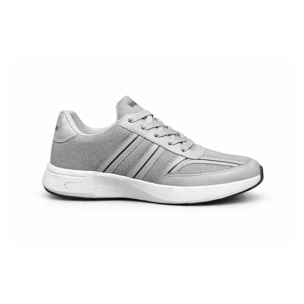 Sudbury RunMax Marathon Lightweight Running Shoes for Men – Breathable Sports & Walking Shoes | Grey