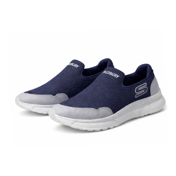 AeroFlex Slip-On Sneakers – Navy Blue