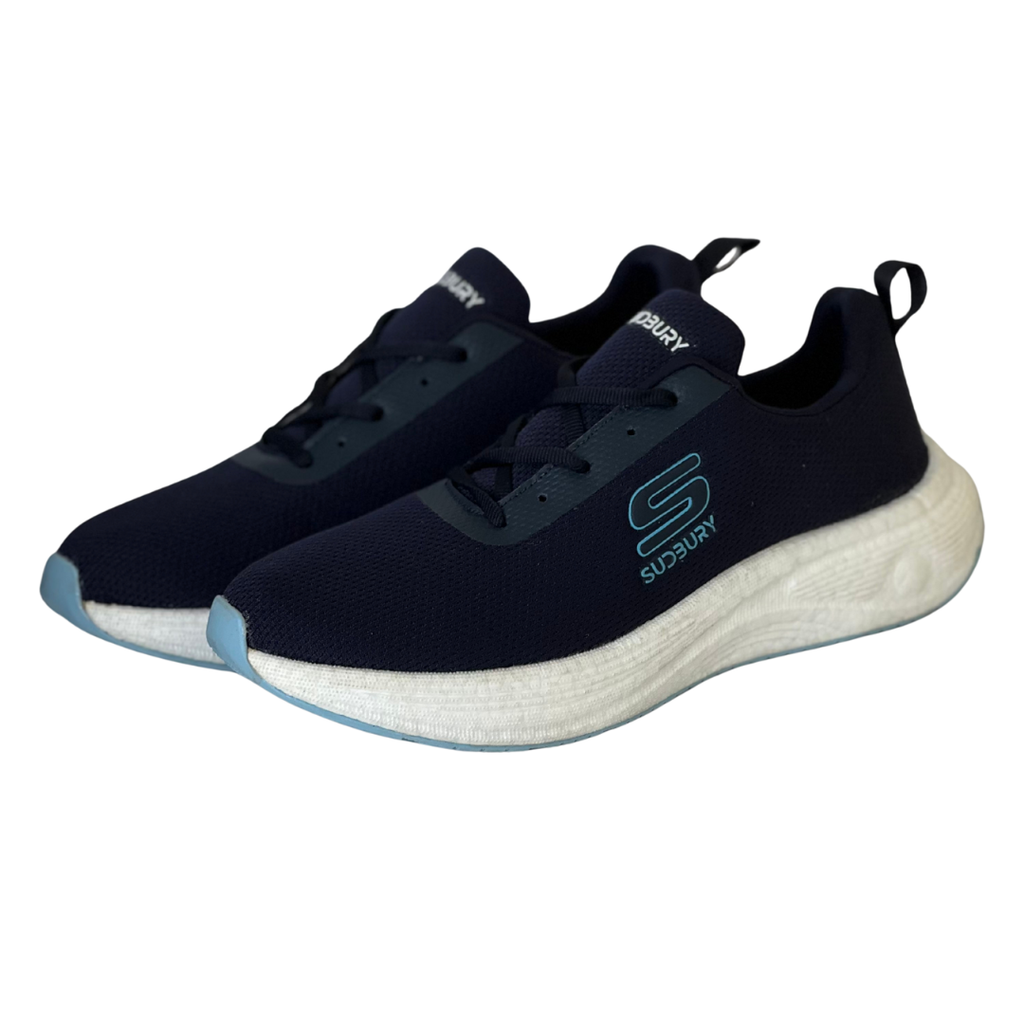 Velocity – Navy | All-Day Comfort Mesh Shoes for Gym & Streetwear