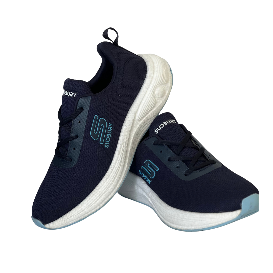 Velocity – Navy | All-Day Comfort Mesh Shoes for Gym & Streetwear