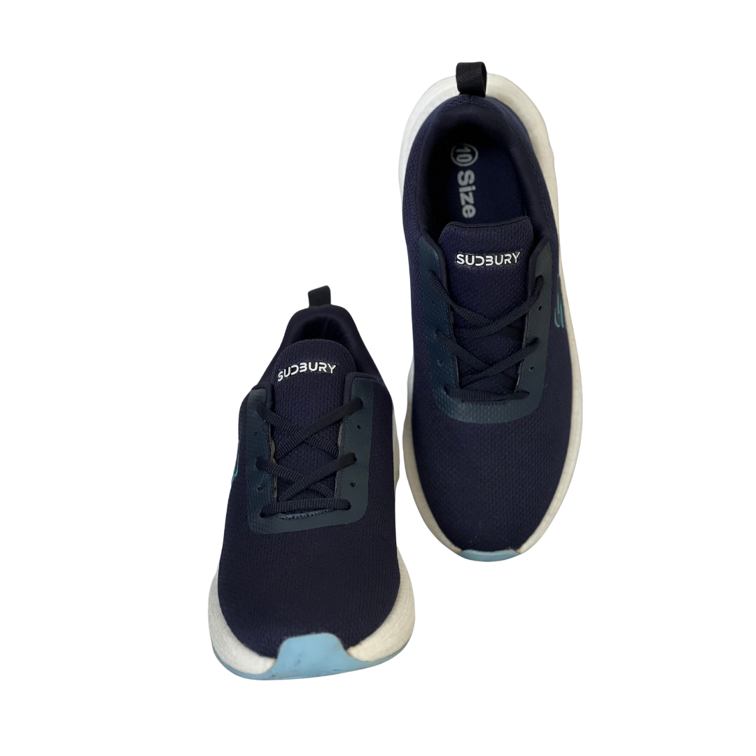 Velocity – Navy | All-Day Comfort Mesh Shoes for Gym & Streetwear