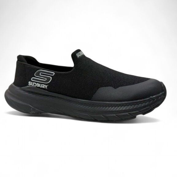 PowerStep- Black Slip On Sneakers for Men