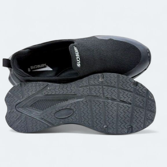 PowerStep- Black Slip On Sneakers for Men