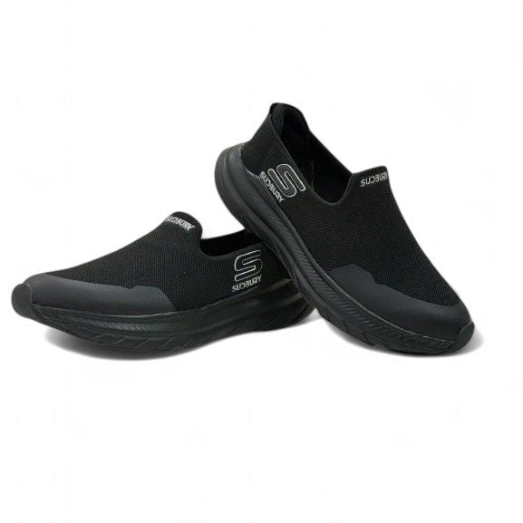 PowerStep- Black Slip On Sneakers for Men