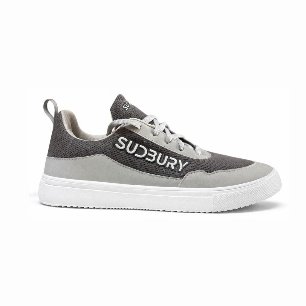MetroStep – Dual Grey Men’s Casual Lace-Up Sneakers
