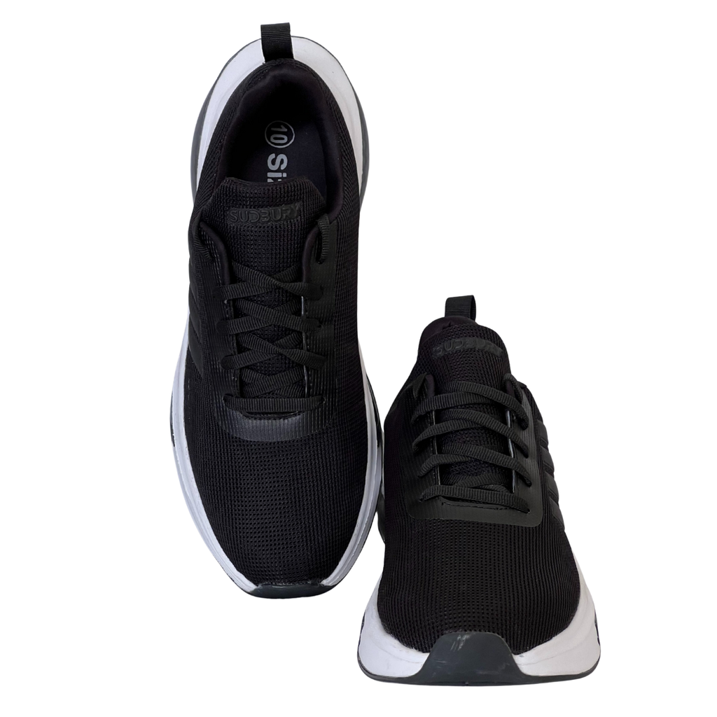 ZestRun-Black | Premium Lightweight Running Shoes for Men