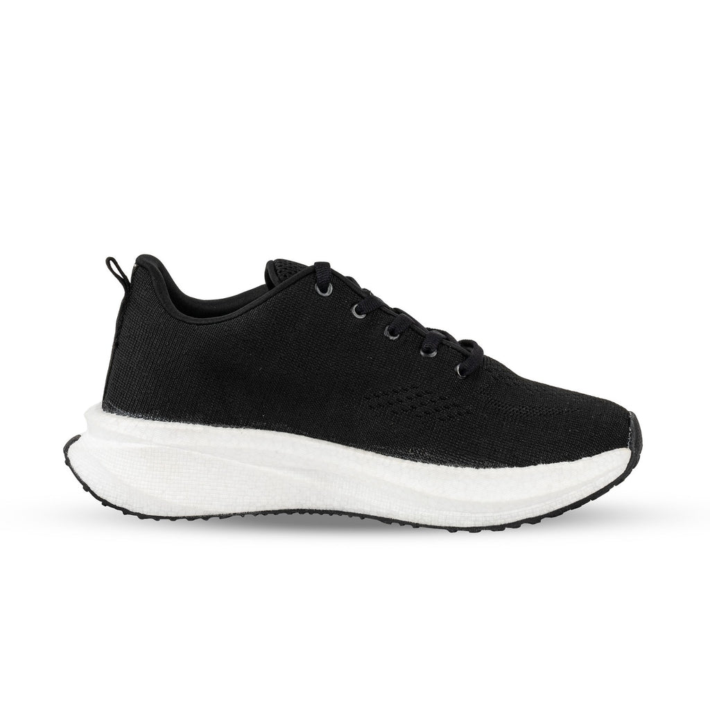 Sudbury AeroRun – Soft Black Running Shoes for Men | Lightweight & Cushioned